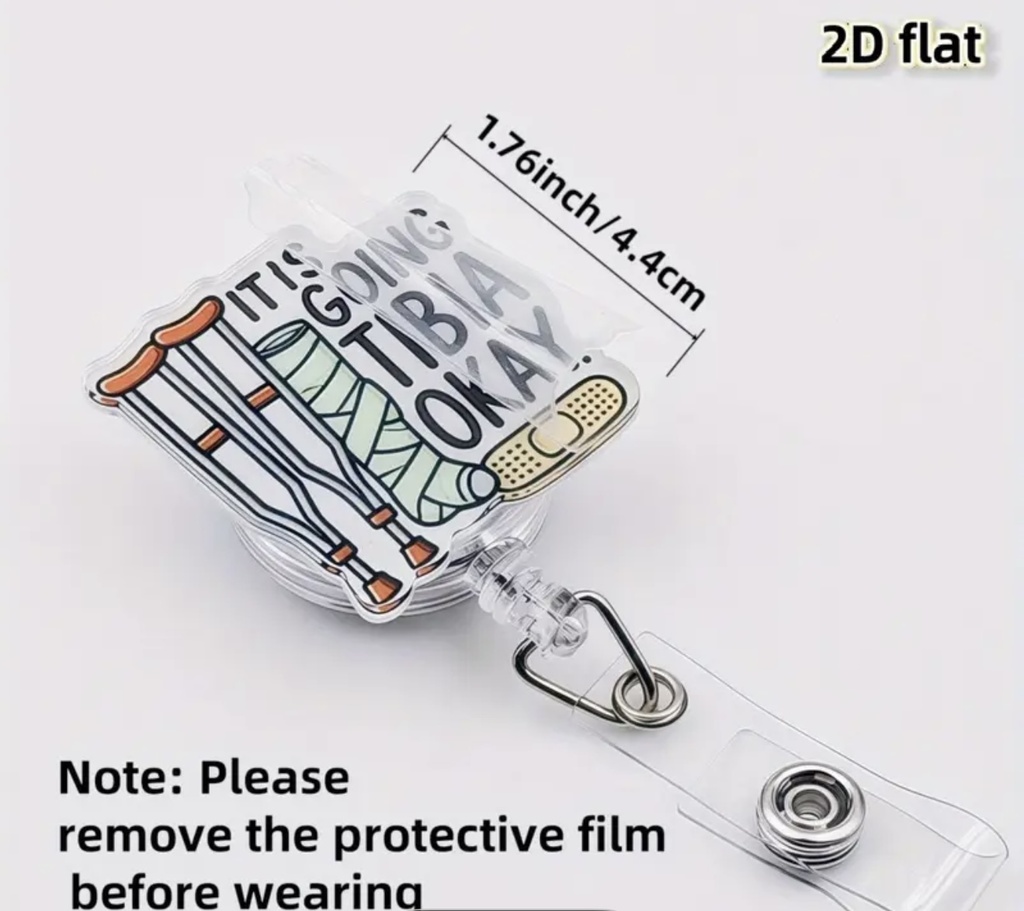 It is going tibia okay ID Badge  