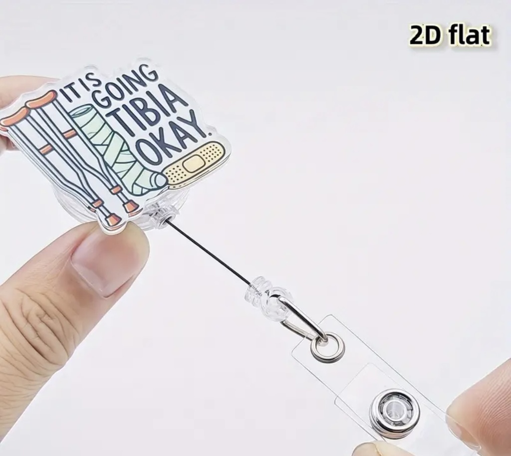 It is going tibia okay ID Badge  