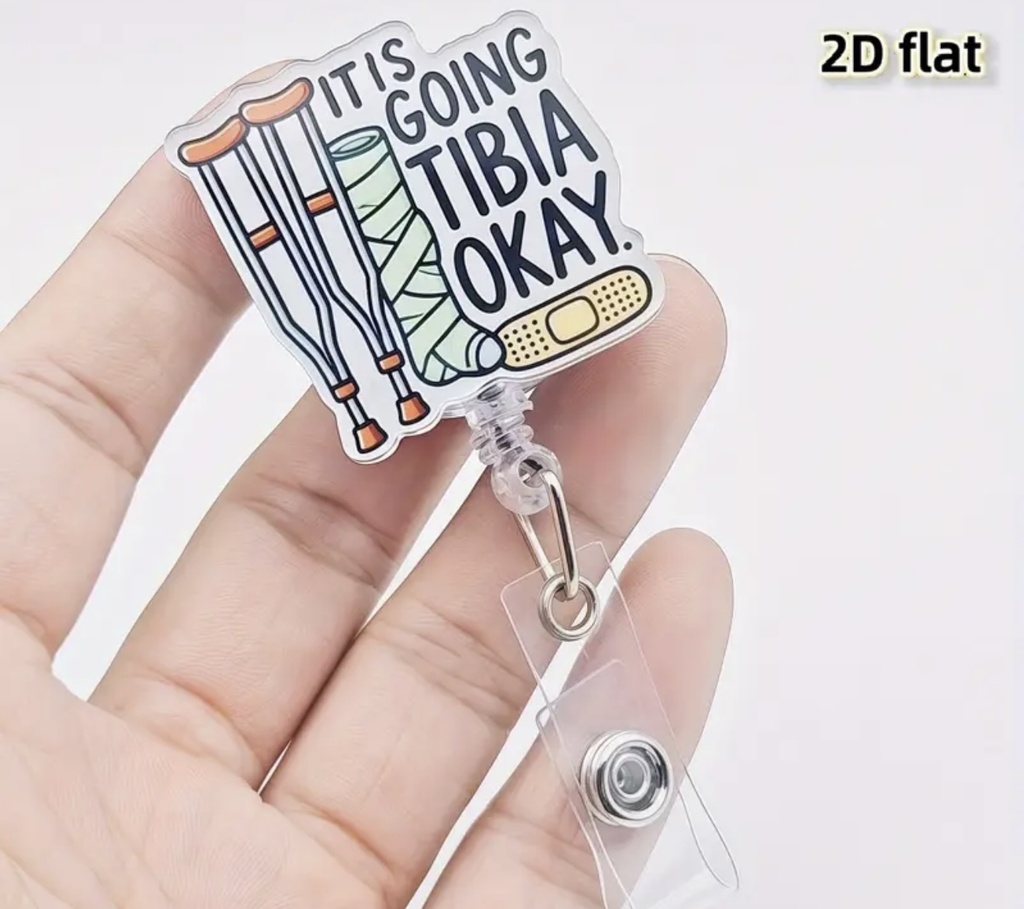 It is going tibia okay ID Badge  