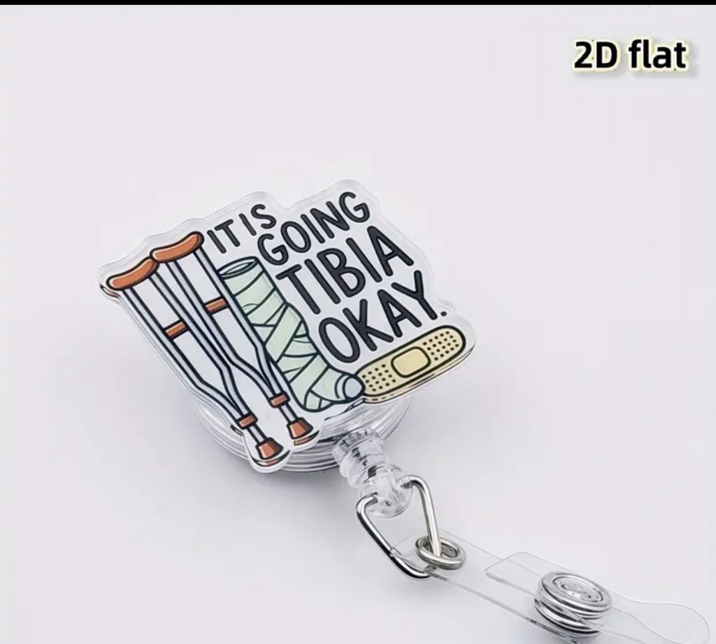 It is going tibia okay ID Badge  