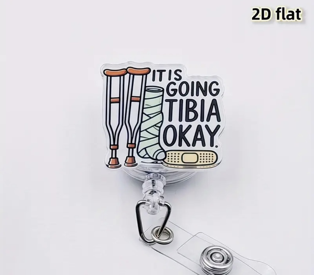 It is going tibia okay ID Badge  