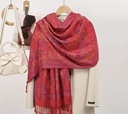 Floral Boho paisley shawl  