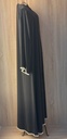 Hand stitched pearls abaya