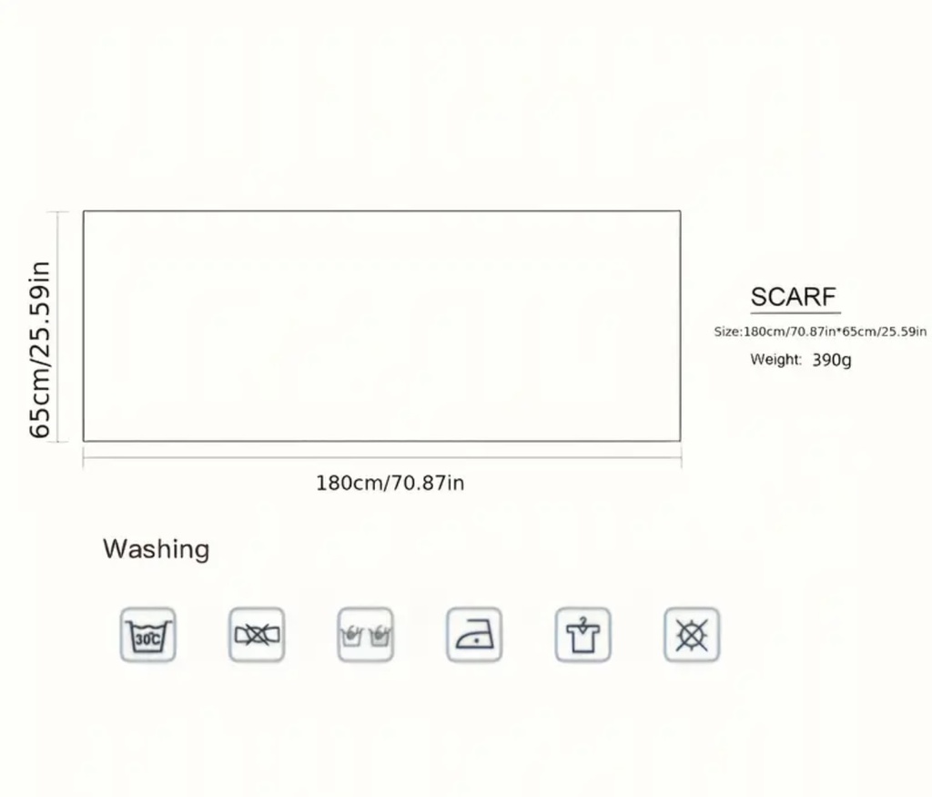 Flower print cashmere shawl 