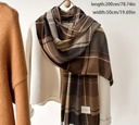 Retro tartan plaid scarf