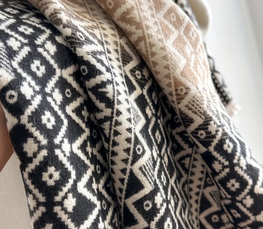 Aztec print elegant shawl 