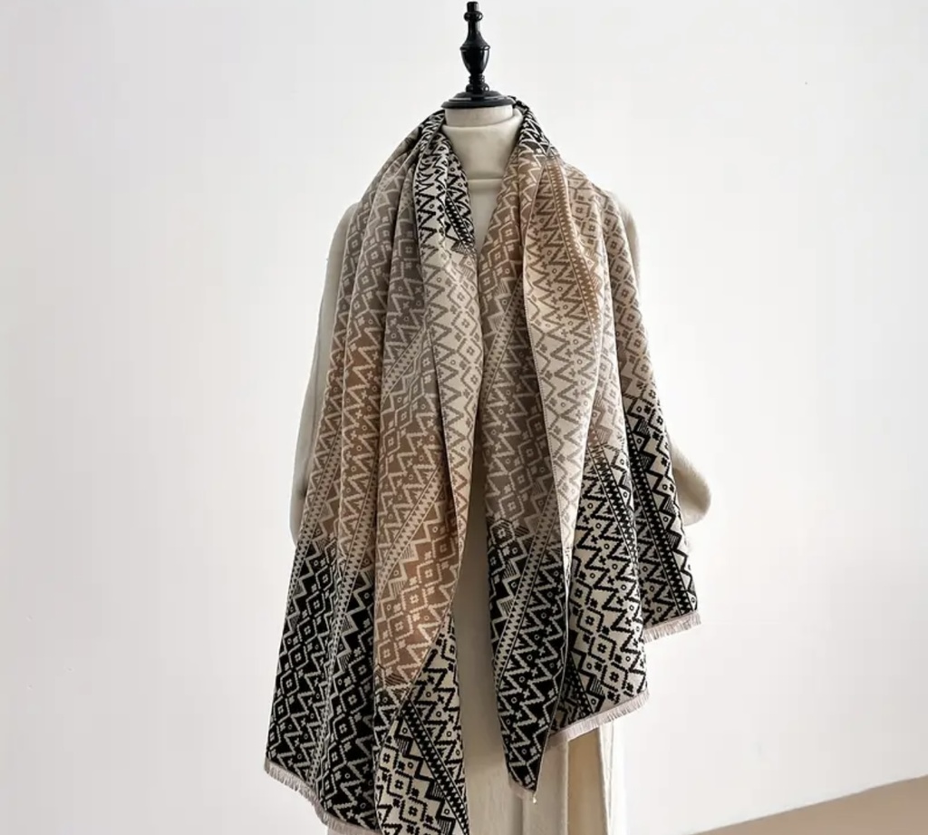 Aztec print elegant shawl 