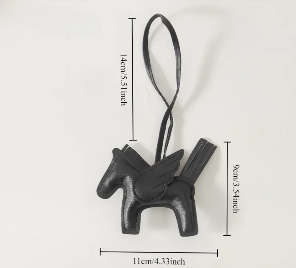 Mini pony with wings bag charm  