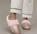 Plush shiny leather Slippers