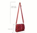 Mini knitted leopard print Crossbody Bag 