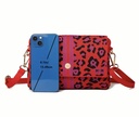 Mini knitted leopard print Crossbody Bag 