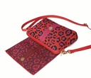 Mini knitted leopard print Crossbody Bag 