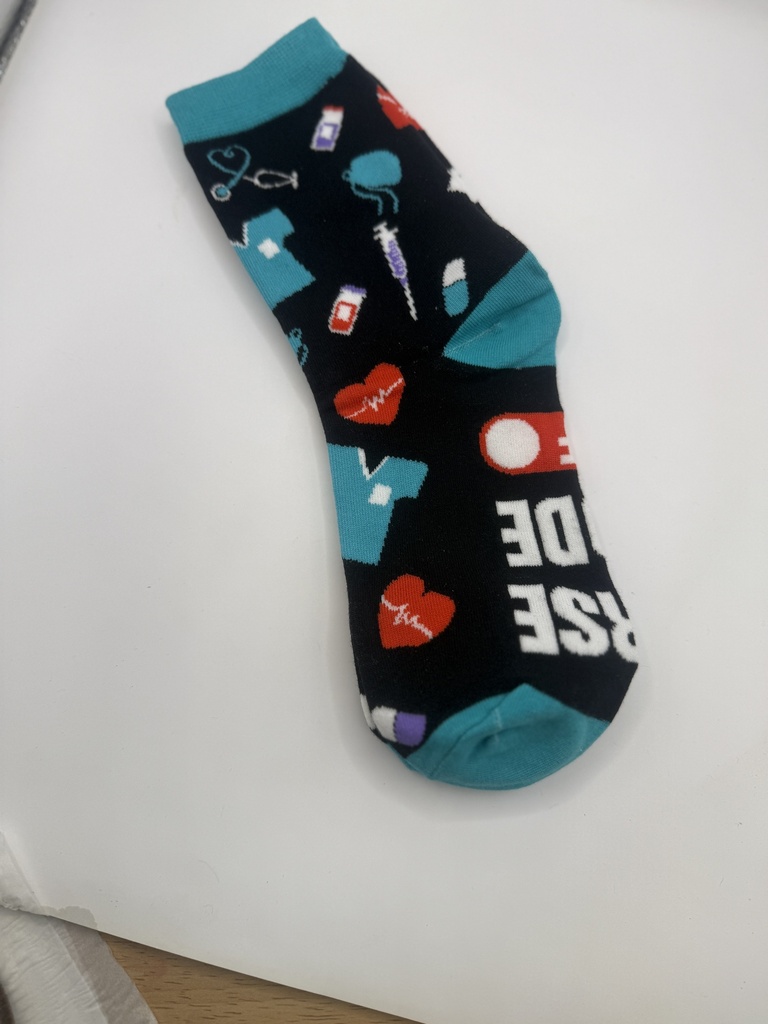 Medical themed ankle socks 
