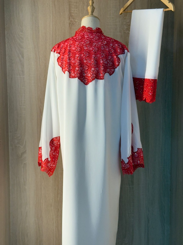 Three piece dress, abaya & shaila