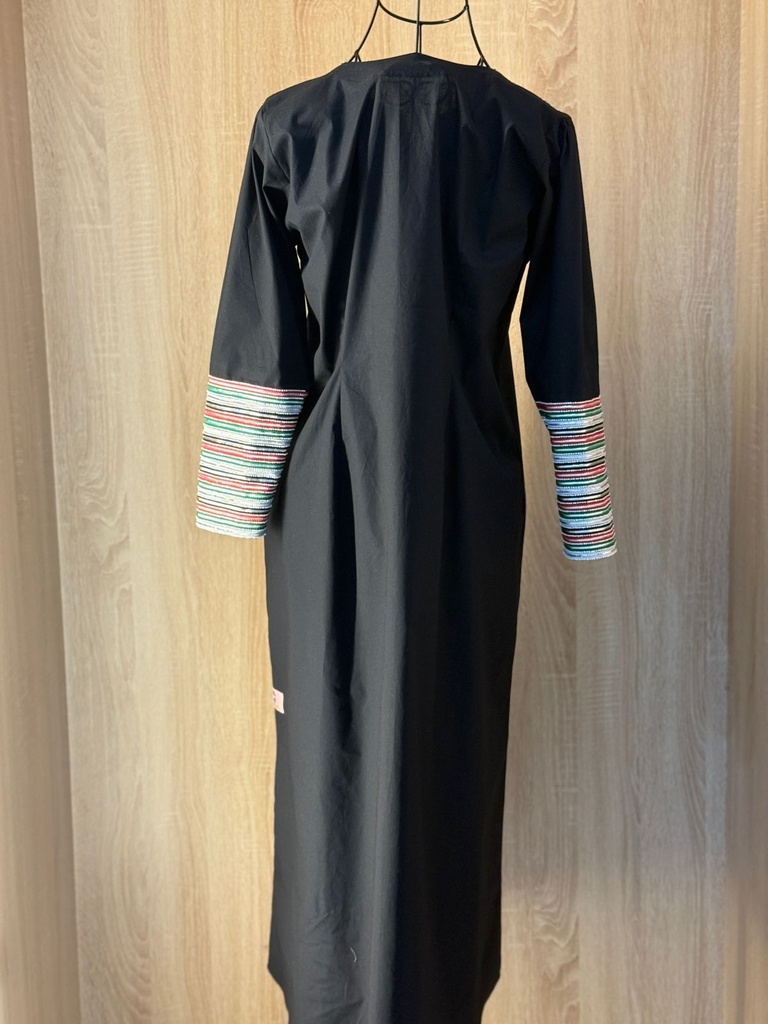 National day dress handcrafted with traditional Talli work