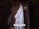 Classic white shirt and a black Small polka dot skirt & reversible abaya  