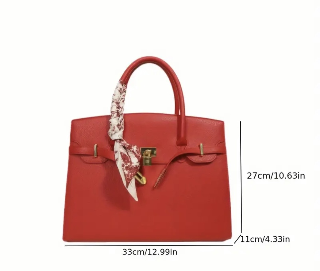 Red sophisticated leather Bag   