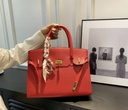 Red sophisticated leather Bag   