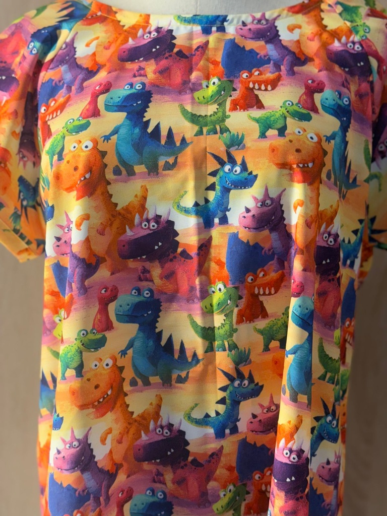 Dinosaur Patient Gown