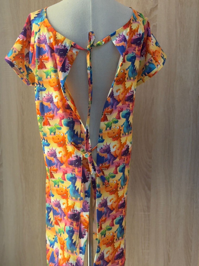 Dinosaur Patient Gown