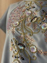 EMBROIDERED FLORAL Patient Gown