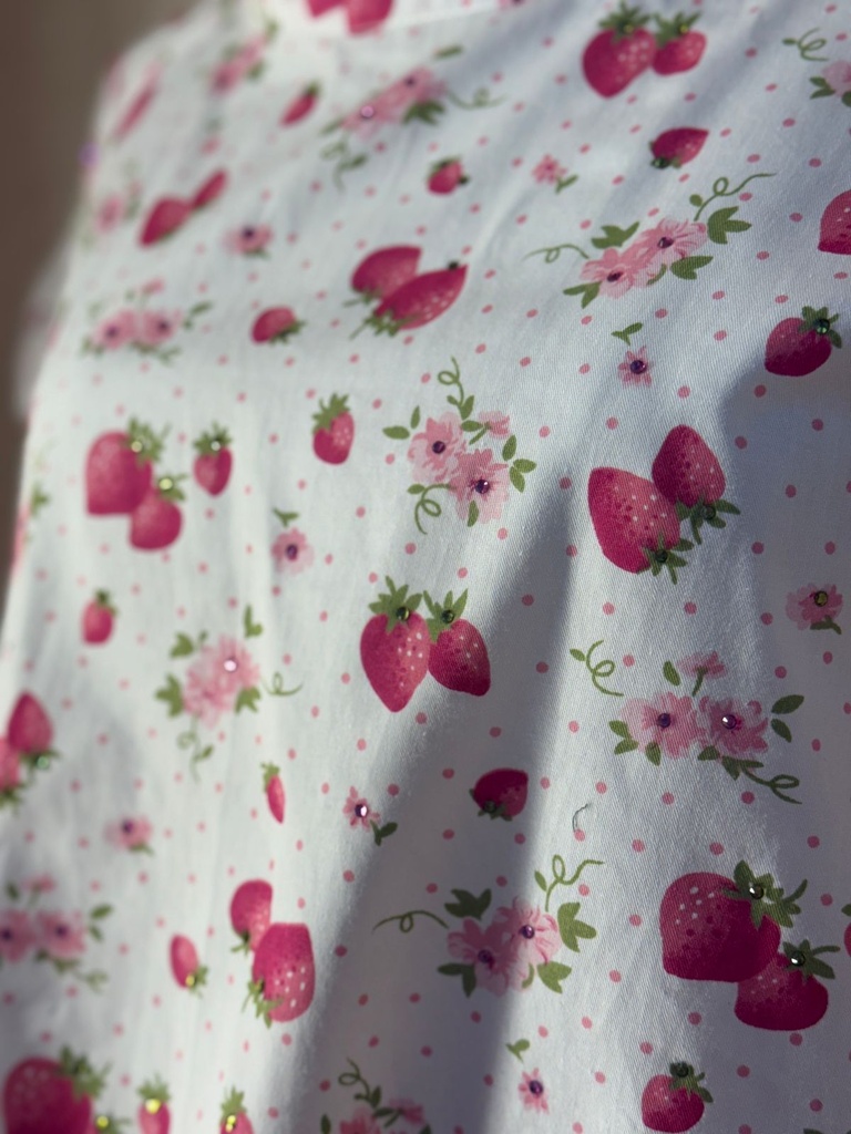 STRAWBERRY Patient Gown