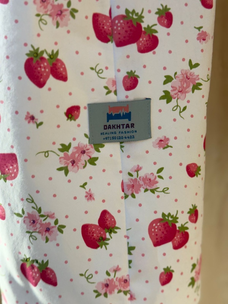 STRAWBERRY Patient Gown