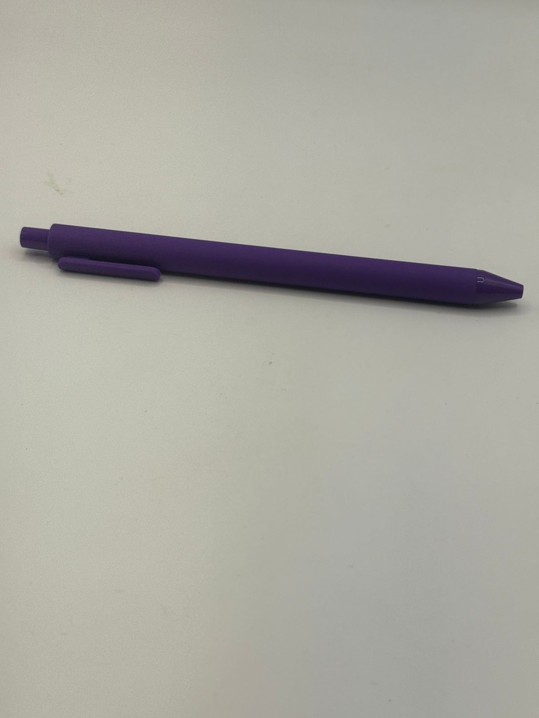 Purple rubber pen