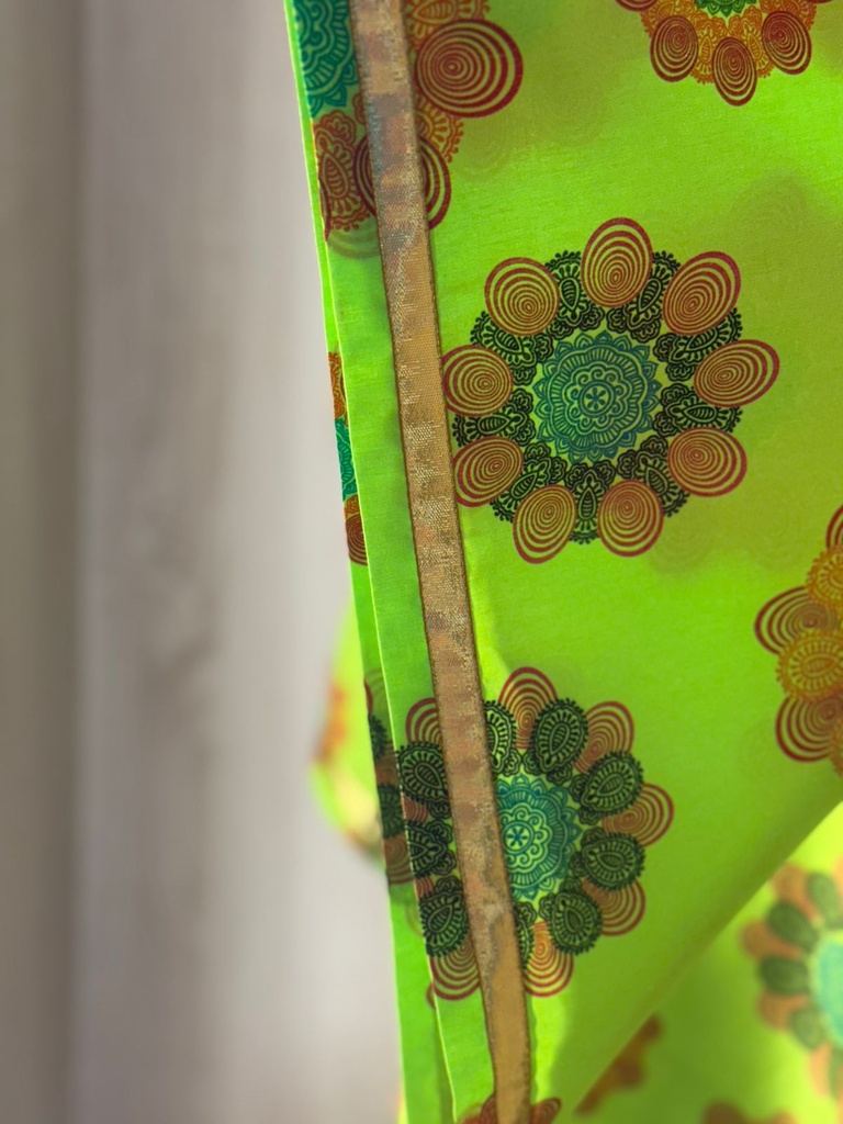 Floral Design Patient Gown