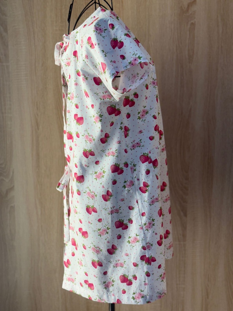 Strawberry Design Patient Gown 