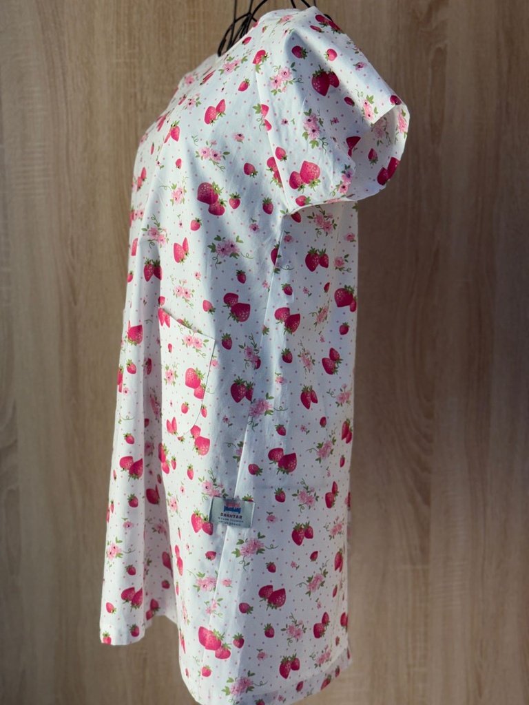 Strawberry Design Patient Gown 