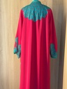 Scarlet Lace Abaya, Gown And Scarf Set 
