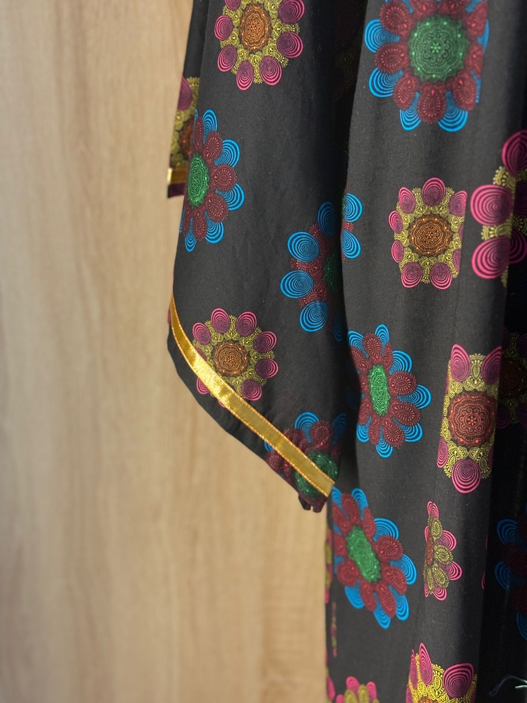 Floral Design Patient Gown