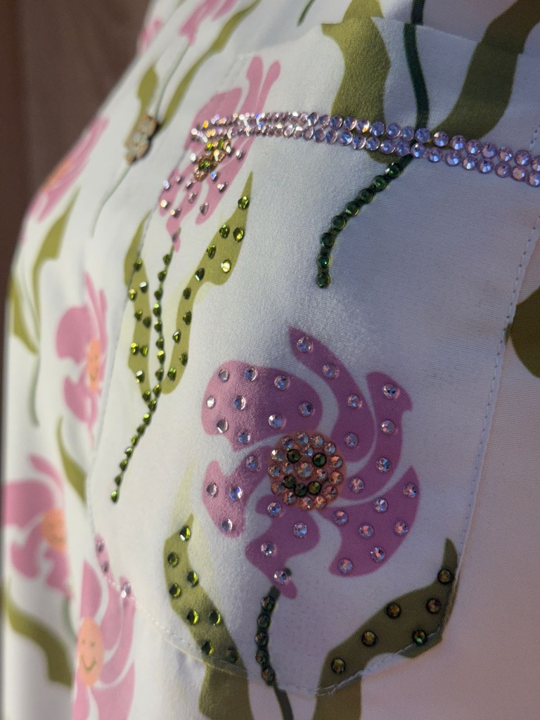 Smiley Flower Patient Gown  