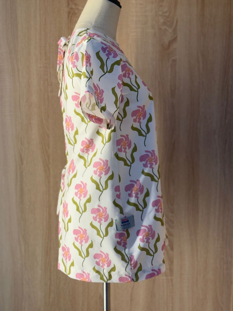 Smiley Flower Patient Gown  