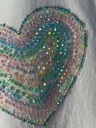 Heart Embellished T-Shirt for Women 