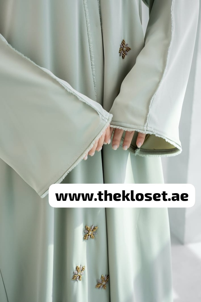 Chic Beaded Abaya 