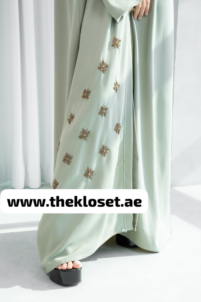 Chic Beaded Abaya 