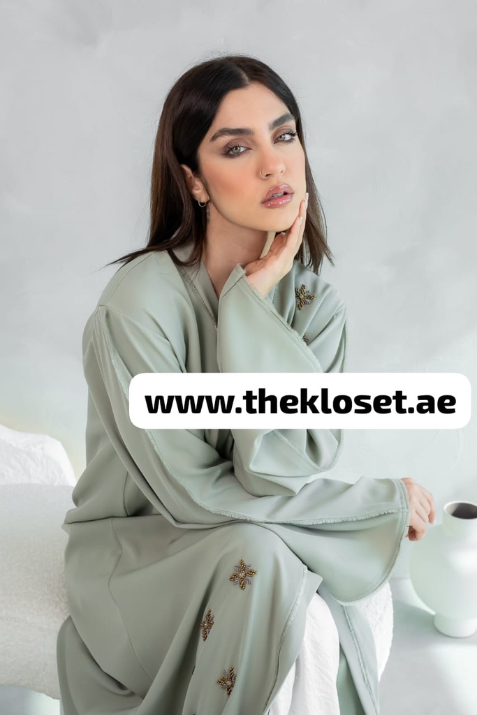 Chic Beaded Abaya 