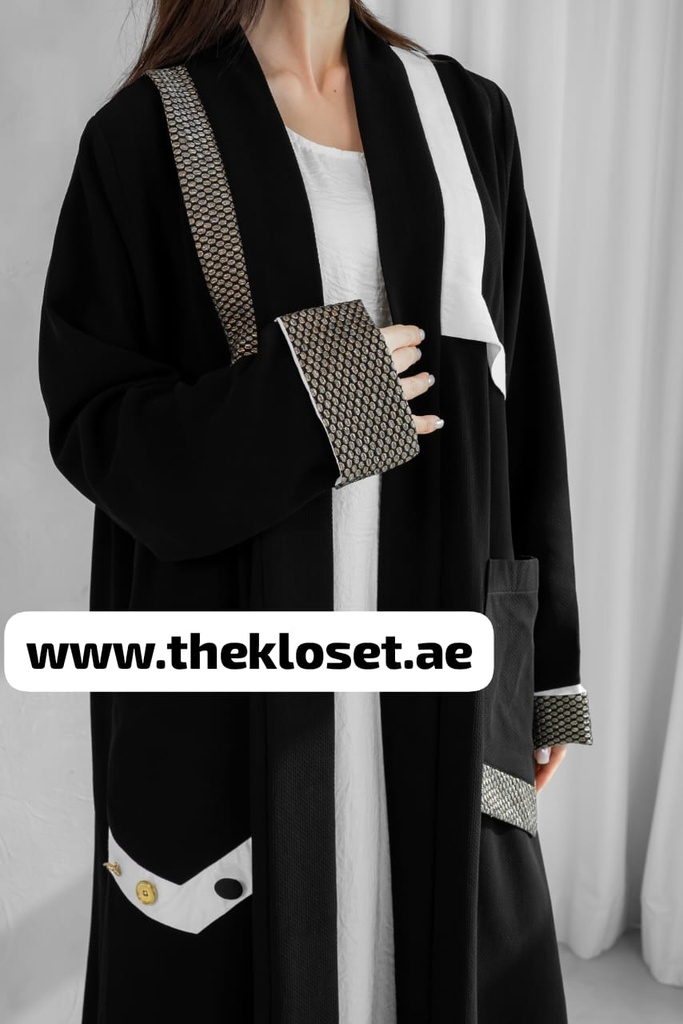 Merry geometric Abaya 