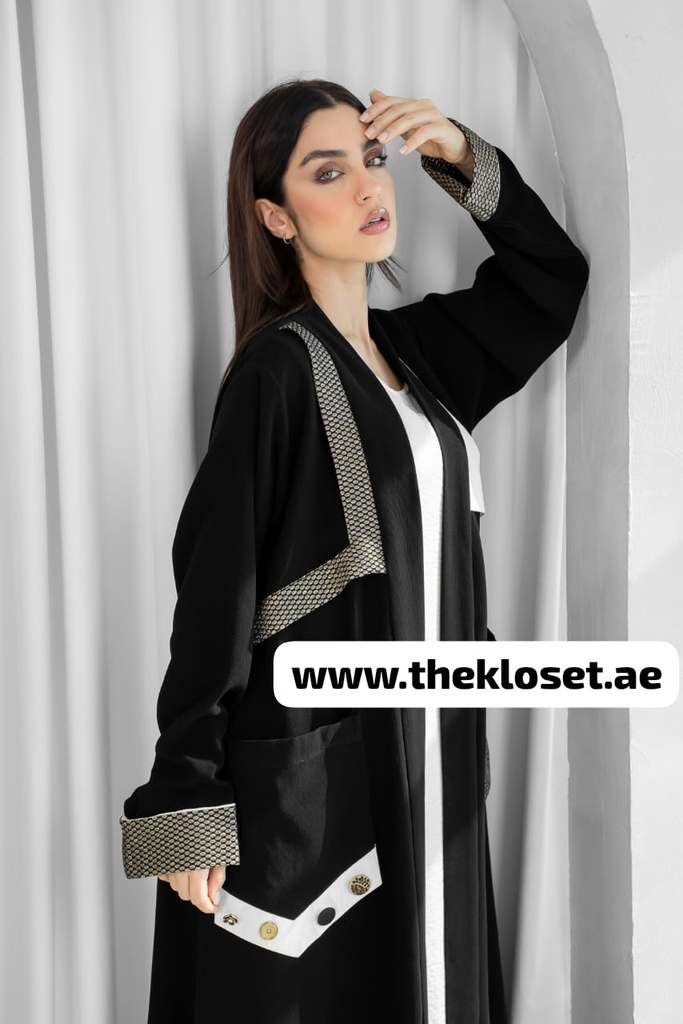 Merry geometric Abaya 