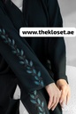Leaves Print Abaya