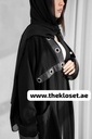 Black Open Abaya With Both Side Pocket