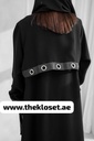 Black Open Abaya With Both Side Pocket