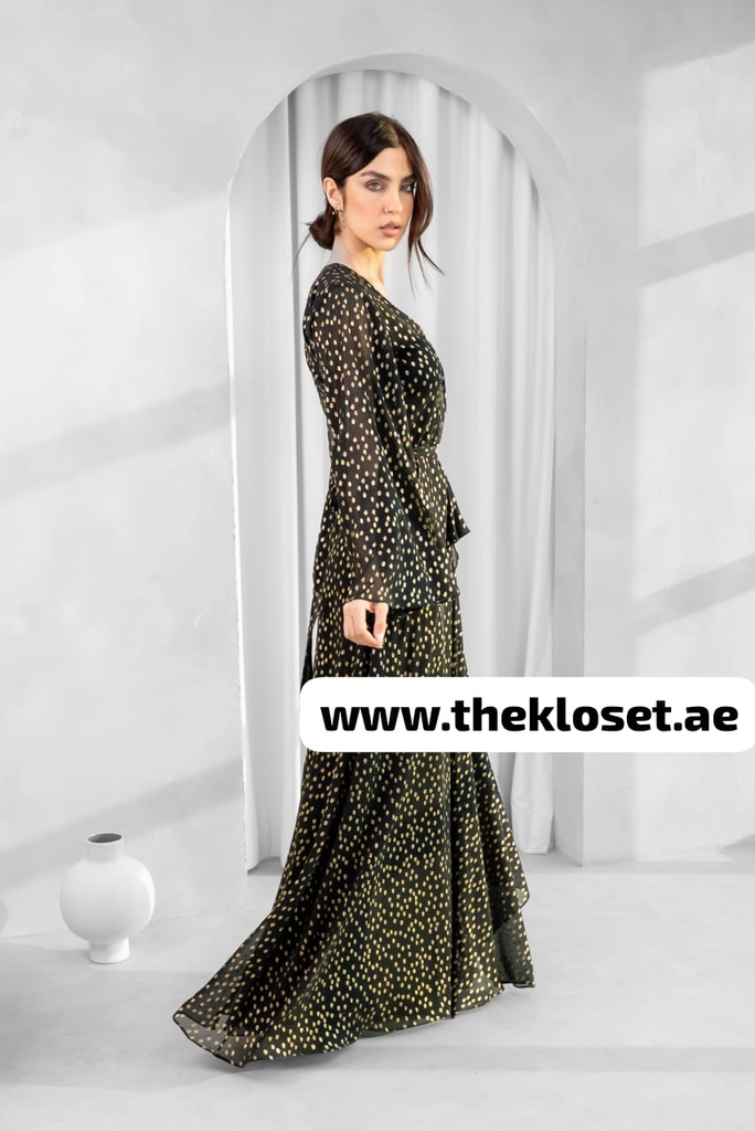 Glittery Black Bead Dress