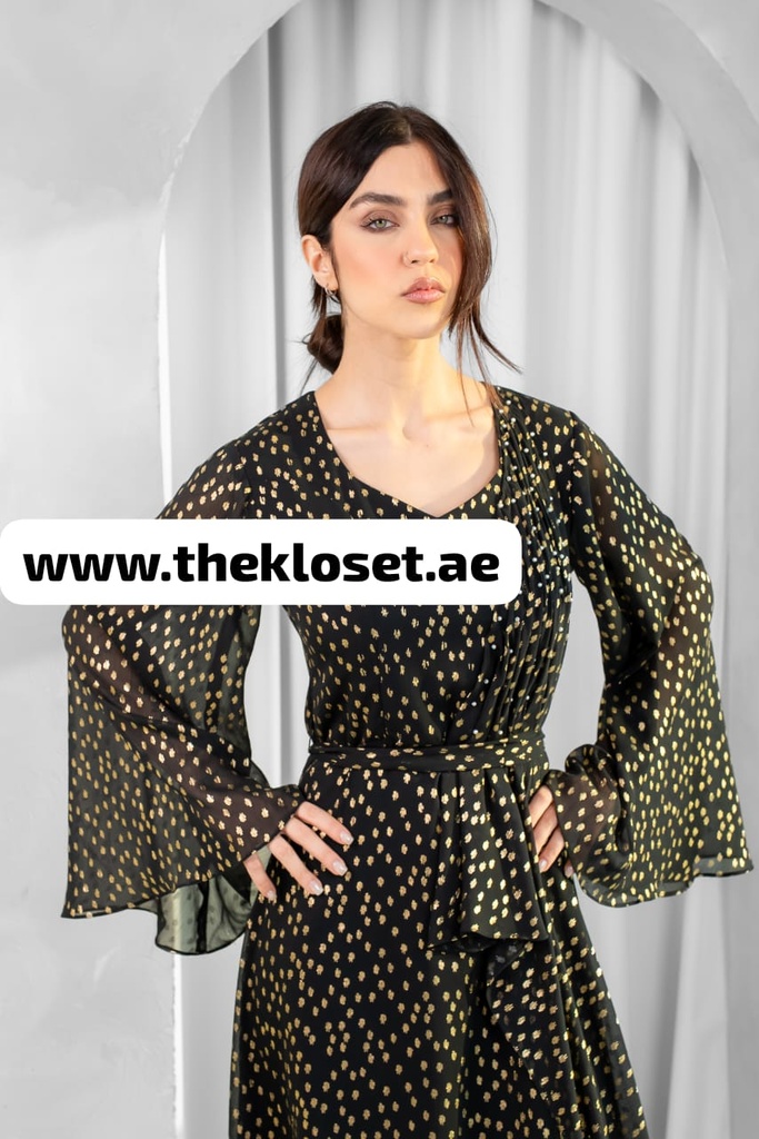 Glittery Black Bead Dress