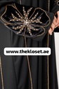 Floral Velvety  Abaya 