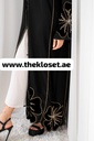 Floral Velvety  Abaya 