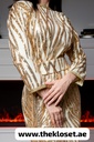 Golden sequins kaftan