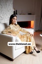 Golden sequins kaftan